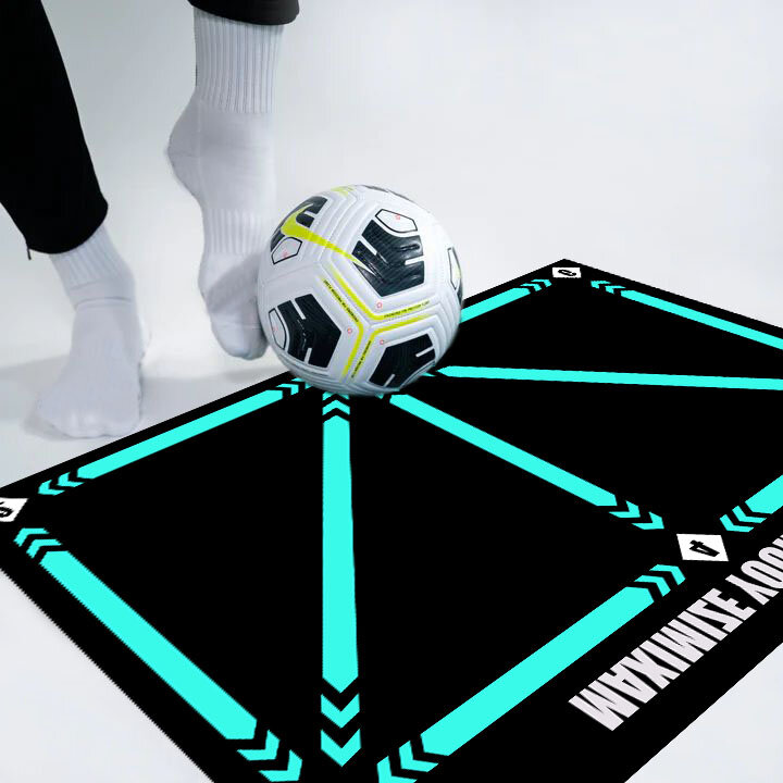 Football footstep training mat,Soccer training mat,Sport mat-Silent anti-skid shock absorption training mat,Training pace mat