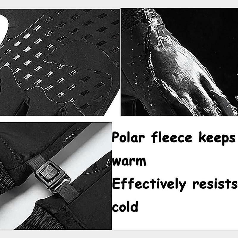 Guantes táctiles impermeables para pantalla táctil, manoplas antideslizantes, resistentes al viento, para ciclismo, equitación, esquí, hombres y mujeres