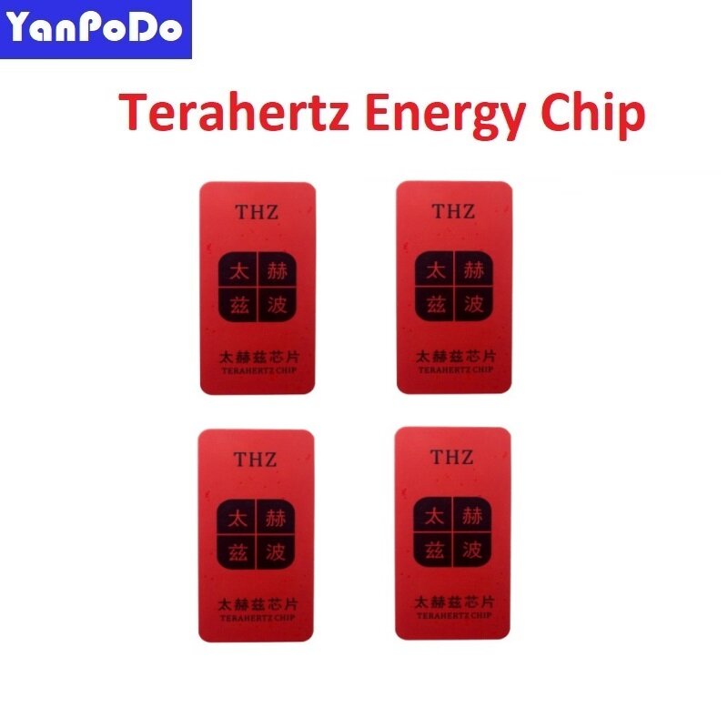 고감도 테라헤르츠 칩 양자 이식 THZ 칩 감지기 에너지 카드, 베개, 빗, 컵, 깔창 감지, 10 개/로트