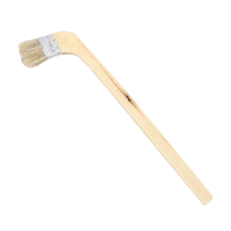 Cepillo de cerdas con mango de madera, pluma para pintura, removedor de polvo, herramienta de limpieza, cepillos de pintura marina, herramientas manuales de taller