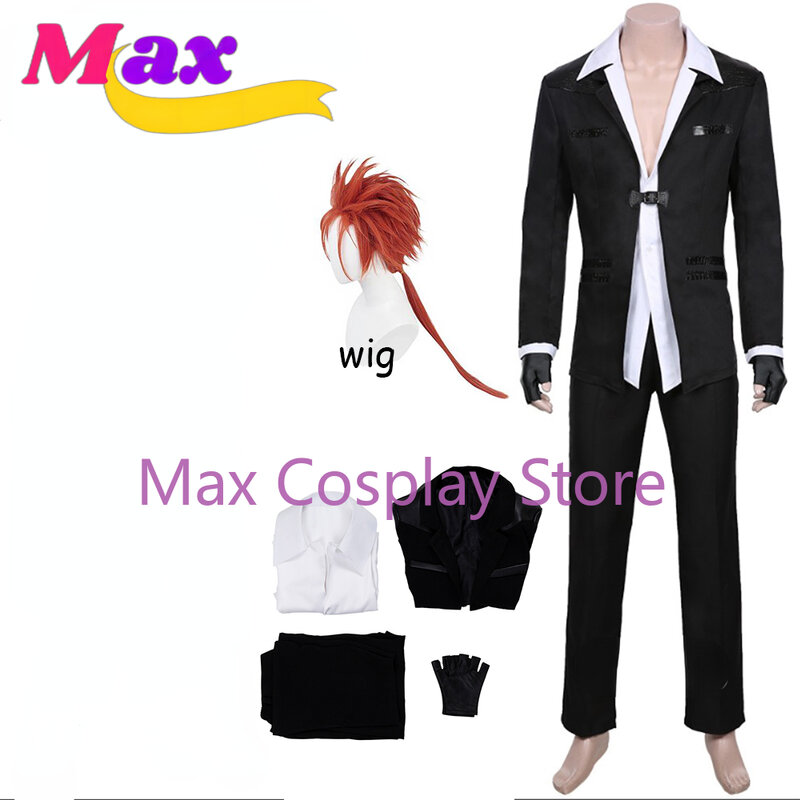 Max Remake Reno Costume FF Cosplay Uniform Game Outfit Halloween Carnival Costume uomo donna