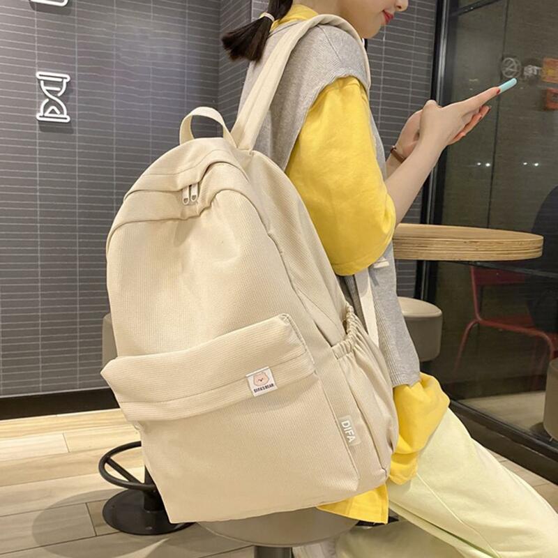 Рюкзак для девочек, легкий эстетический портативный школьный ранец для студентов колледжа