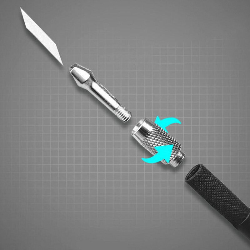 Ustar-cortador de grabado artesanal de UA-91901, pluma de diseño, cuchillo de plástico para manualidades, escuela, papelería, arte, modelo militar, herramienta de construcción