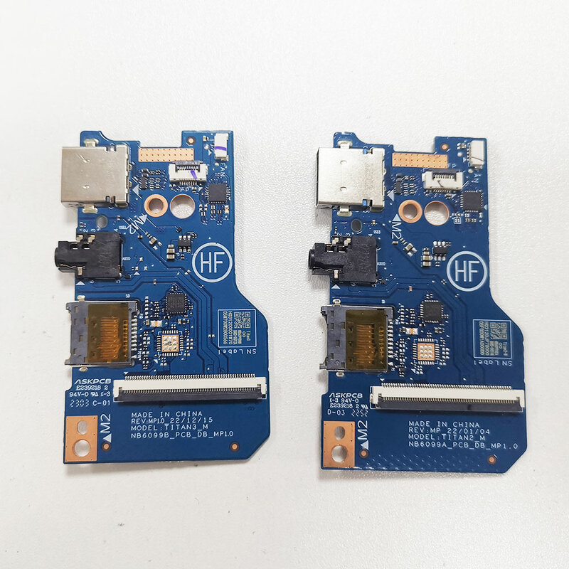 Conector USB para Samsung GALAXY BOOK 2 NP750XED, interfaz de Audio para auriculares, placa de Puerto NB6099A, BA83-04514A, NB6099B, BA83-05012A