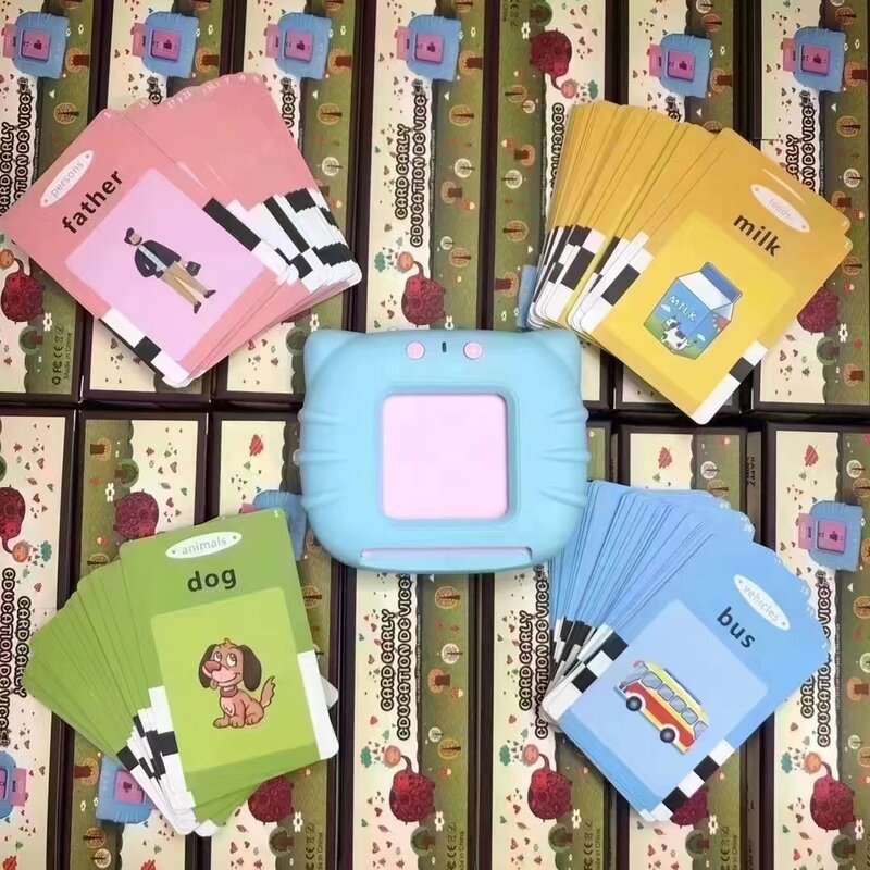 Kleinkind lesen für 2 3 4 5 Jahre alte Jungen und Mädchen lernen Montessori Sprach therapie Spielzeug 224 Sicht wörter sprechen Flash-Karte