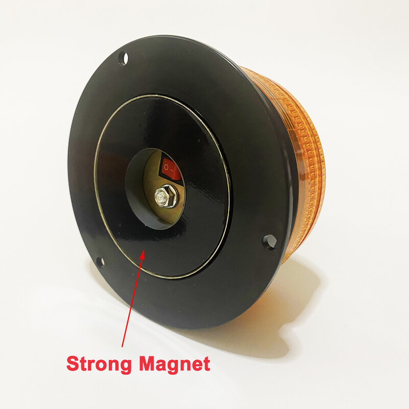 Zonne-Energie 8 Led Magnetische Waarschuwing Licht Voor Auto Truck Strobe Baken Amber Politie Lamp Noodsignaal Automatische Sensor