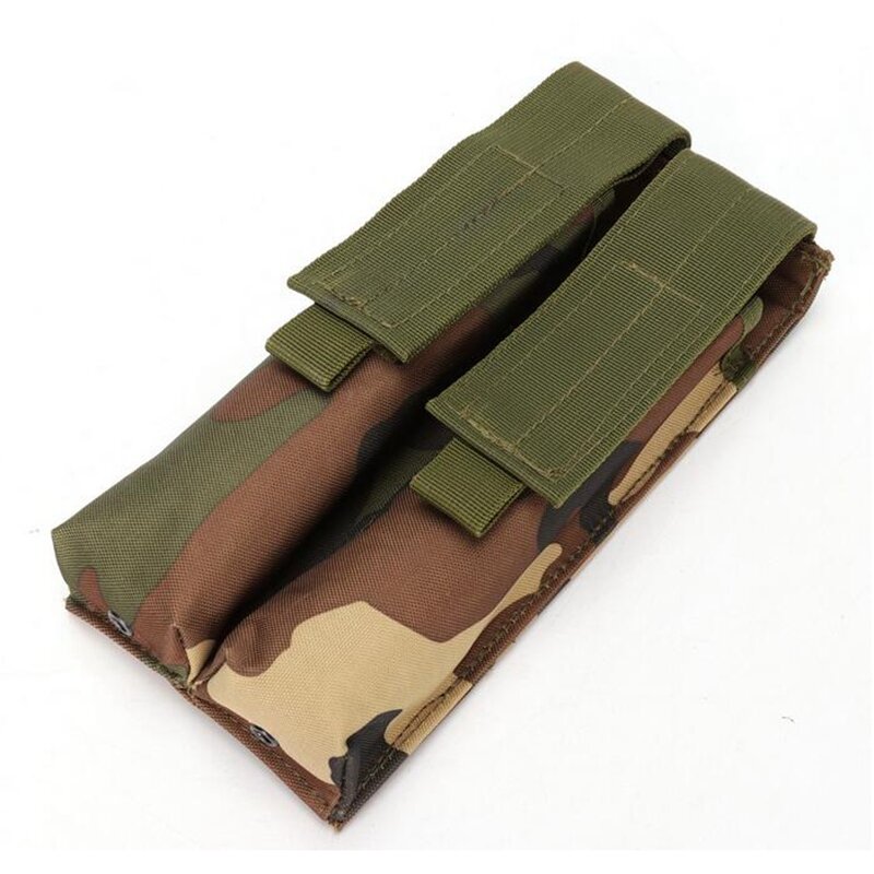 Tactical Double Magazine P90 Double Mag Pouch Holder Molle AEG Hunting Airsoft Military OD