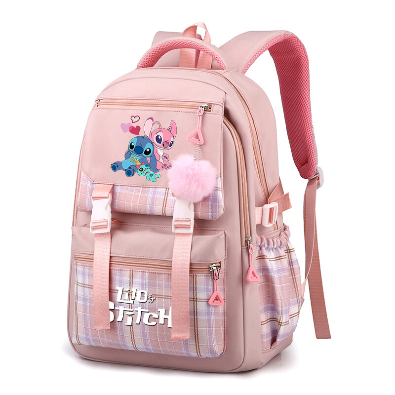 Lilo Stitch Printed Backpack Cartoon Student Teenagers Bookbag Sport Rucksack for Boy Girl Bagpack Laptop Teens Travel Schoolbag