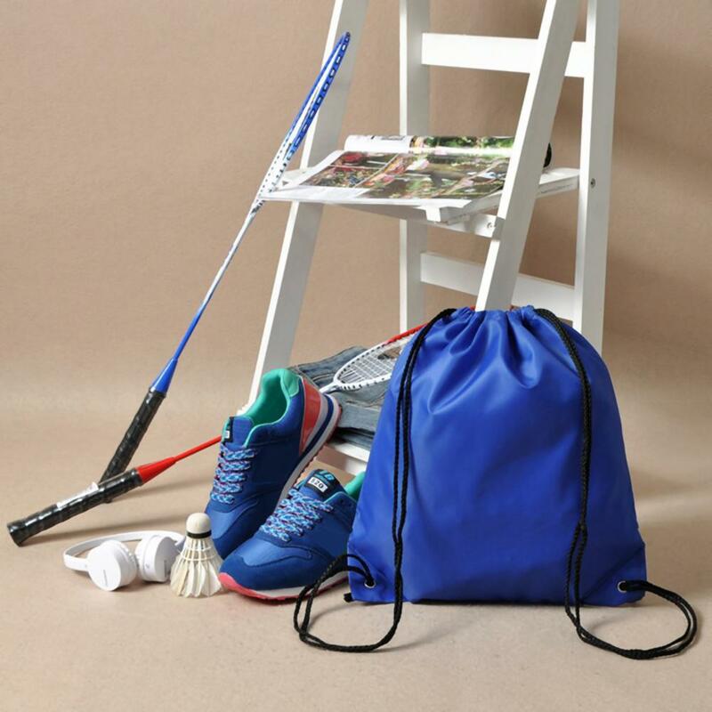 Спортивный водонепроницаемый рюкзак на шнурке, дорожный ранец из полиэстера, пылезащитная сумка для хранения, школьная сумка