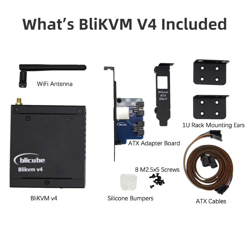 Blikvm-リモートサーバー用ビデオキャプチャ機能,allwinner h616 soc kvm,pode hdmi,コピー可能なビデオループ付き