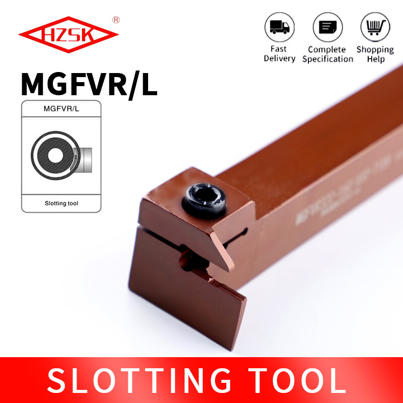Outil rainuré en acier à ressort CNC, coupe-fente d'extrémité, support d'outils de coupe, haute qualité, MGFVR220, MGFVR320, MGFVR420