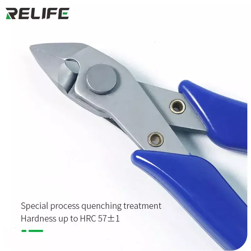 New RELIFE RL-0001 Diagonal Pliers High Hardness and Precision Electronic Wire Cutting Nipper Phone Repair Cable Cutter Fast