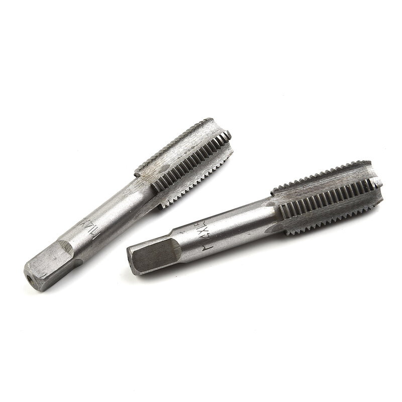 1Pair Hand Taps Right Hand Machine Straight Fluted Fine Thread Metric Connector High Speed Steel Hand Taps Tools Accessories