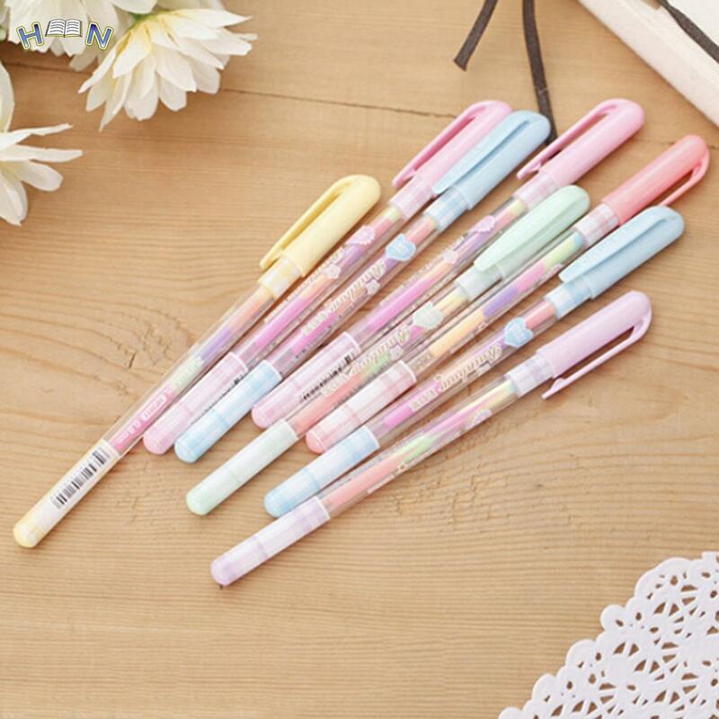 Change Pen Paper Fluorescent Paint Pens Pencils Writing Markers Highlighters Highlighter Pens Kids Painting  Office Supplies