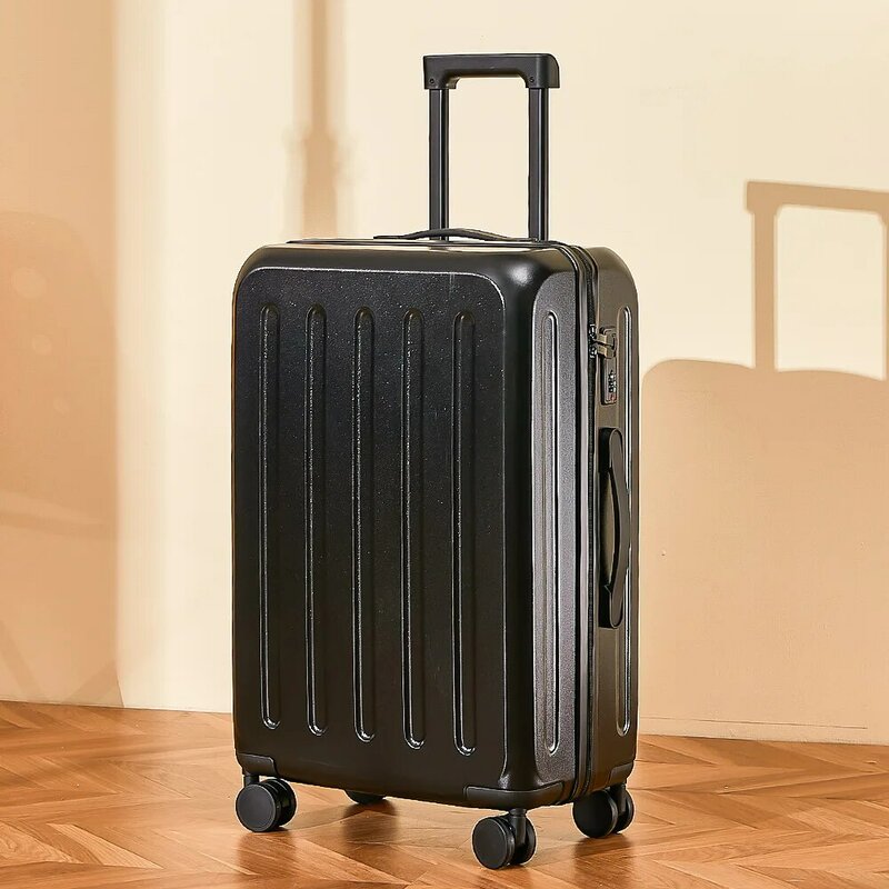 PLUENLI New Luggage Business Password Suitcase Style Luggage and Student Couple Trolley Case