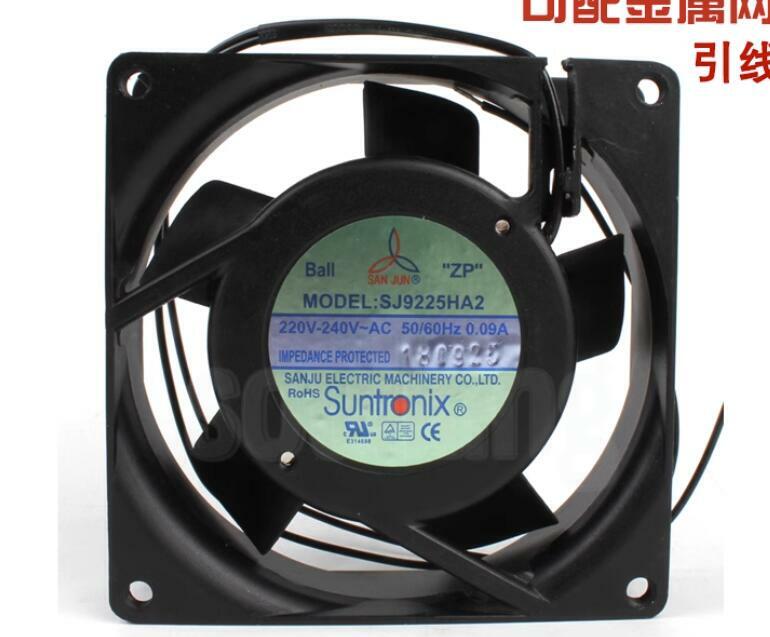 San jun-2-wireサーバー冷却ファン、220v、240v、0.09a、92x92x25mm