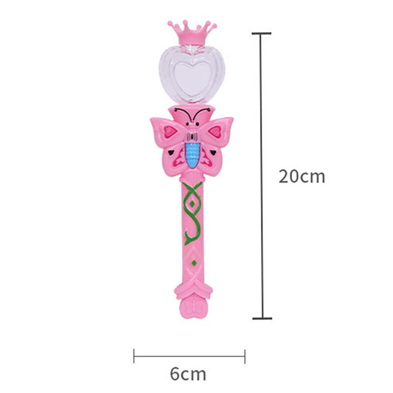 1Pcs Led Lighting Fairy Wand Girl Princess Glowing Light Magic Wand Creative Girl Princess Cosplay Party Props Children's Gifts