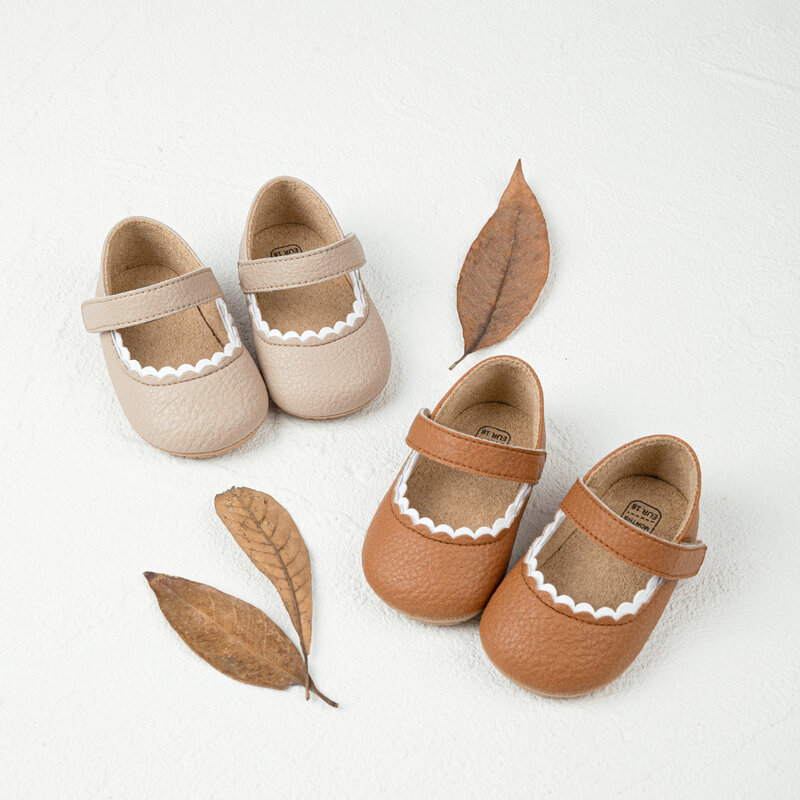 KIDSUN-zapatos de princesa multicolor para bebés y niñas, calzado de cuna antideslizante de suela suave, primeros pasos de 0 a 18 meses