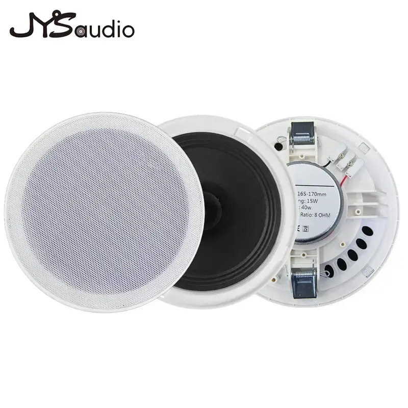 패시브 천장 스피커, 홈 시어터 사운드 시스템, 공용 주소 스테레오, 좁은 라우드 스피커, 6 인치, 15W