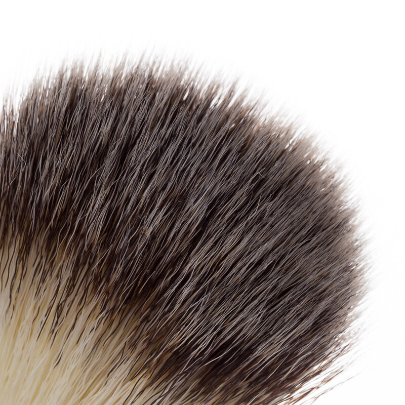 Naturalny włosia borsuka pędzel do golenia dla mężczyzn fryzjera męska broda do przybory do czyszczenia golenia maszynka do golenia z drewnianą rączką