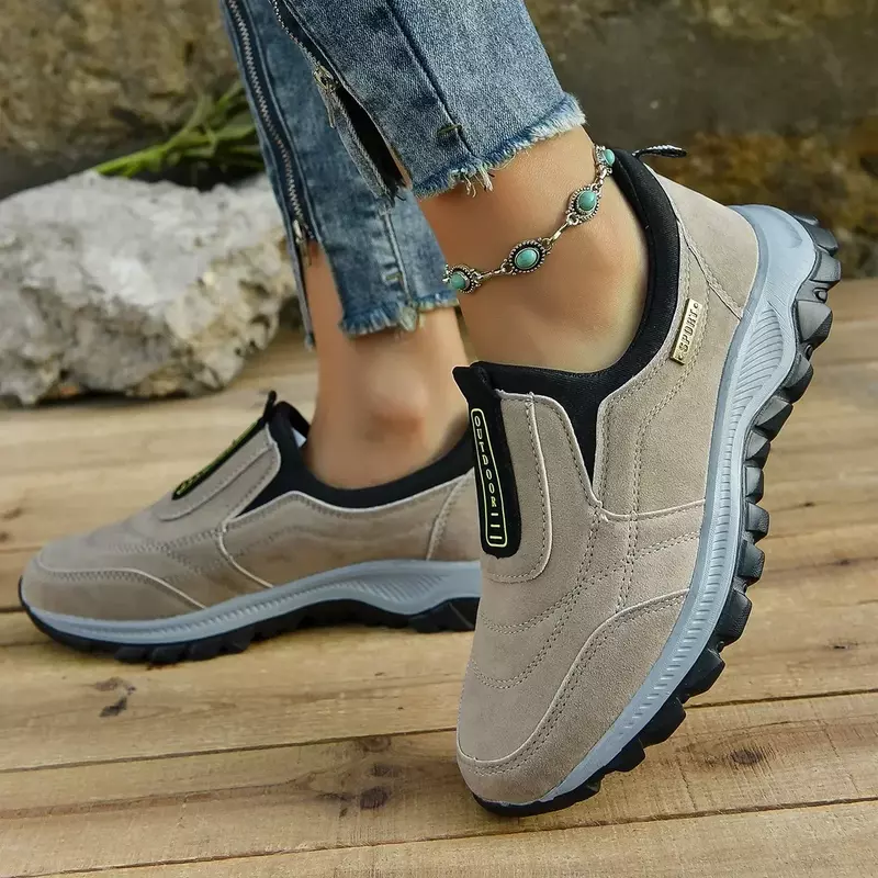 Autumn Couple's Causal Walking Shoes New Shallow Light Slip on Platform Shoes for Men Outdoor Low Top Women's Low Top Sneakers