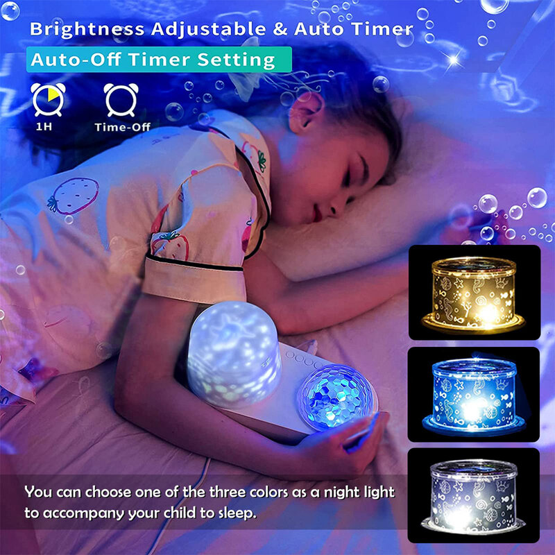 Настольный светодиодный проектор, светодиодный светильник для украшения комнаты, вращающаяся звезда, настольная лампа для спальни
