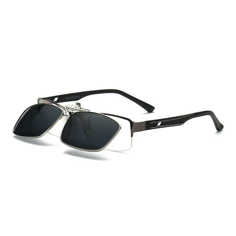 Myopia Glasses Metal Frame Clip UV Protection Sunshade