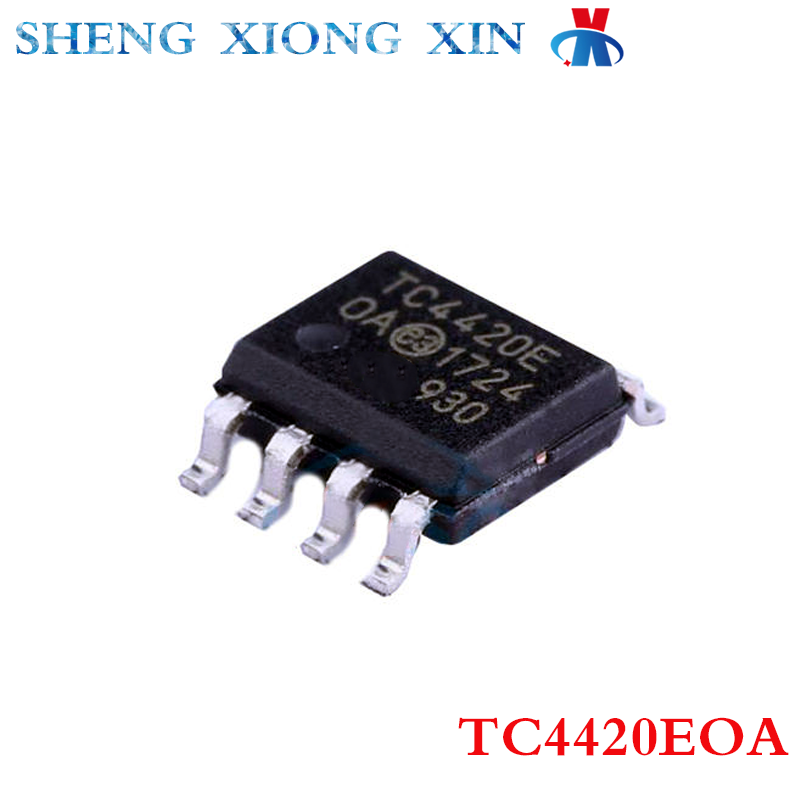 Circuito integrado Gate Driver Chips, TC4420EOA SOP-8, TC4420E, 4420, 10pcs por lote