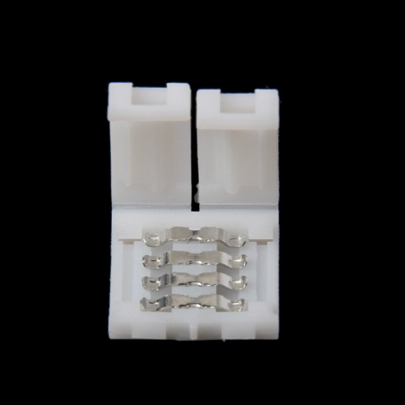 솔더리스 클립 온 커플러 커넥터 4 핀 10mm, 5050 RGB LED 스트립 조명용