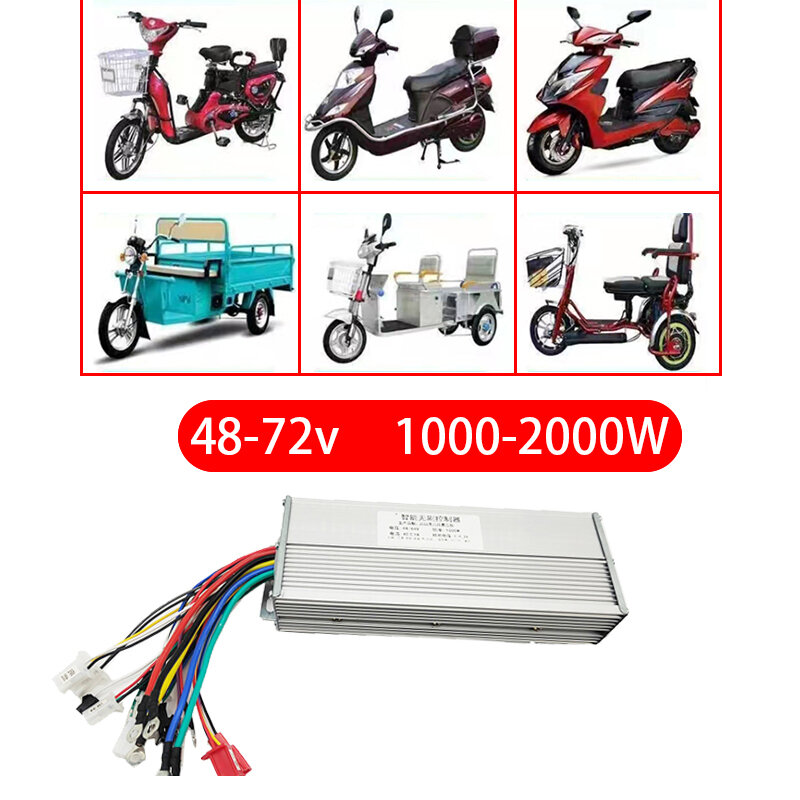 48/1000/72v 1500/2000w elektrische Hochleistungs-Zweirad-Dreirad-Allrad-bürstenlose Gleichstrom-Universal motors teuerung