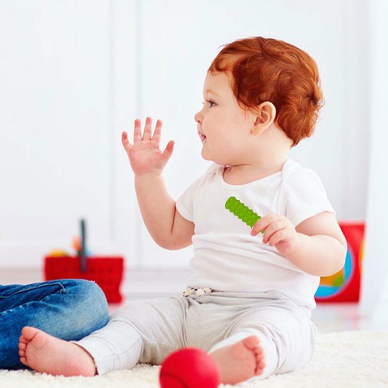 Naszyjniki do żucia dla dzieci sensoryczny naszyjnik sensoryczny wisiorek dla dzieci miękkie i elastyczne ząbkowanie zabawka do żucia na urodziny