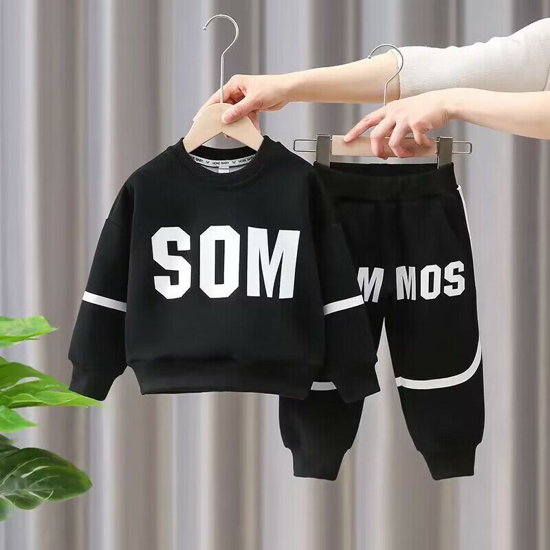 Conjunto de ropa para bebé de 2 a 6 años, conjunto de suéter y pantalones, Koean, primavera y otoño, novedad