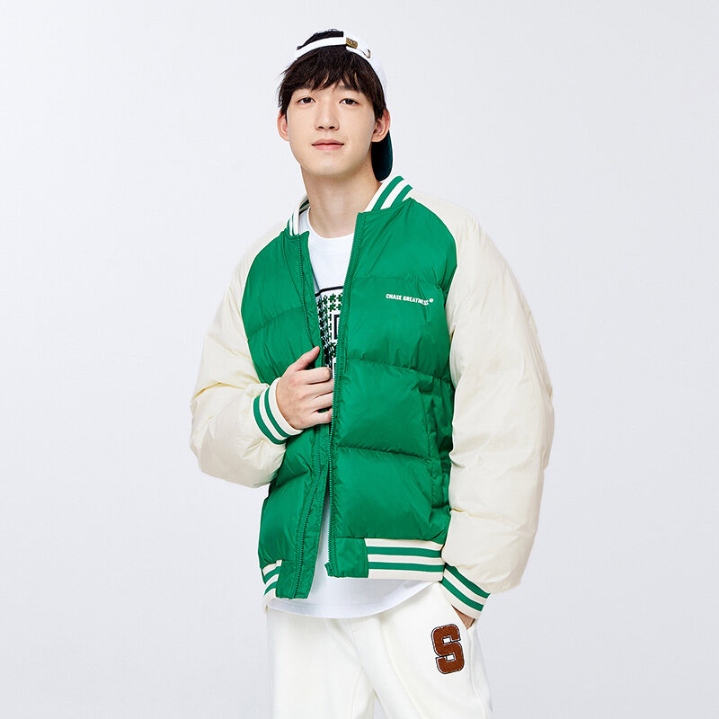 Пуховик Semir мужской в стиле оверсайз, куртка с Бейсбольным воротником в студенческом стиле, спортивная верхняя одежда реглан, зима 2022