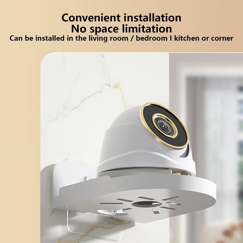 Soporte de cámara CCTV de seguridad para el hogar, fijador autoadhesivo sin taladro, montaje en pared, nuevo, 1 unidad