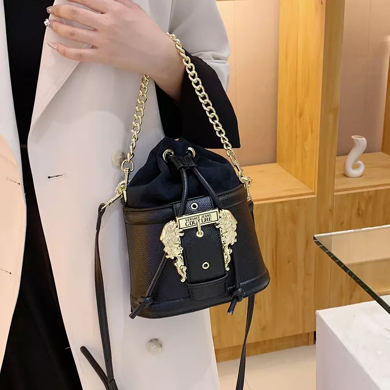 2023 modne luksusowy projektant torby kubełkowe PU skórzane małe torby na ramię Crossbody kobiecy Trend torba typu Messenger dla kobiet