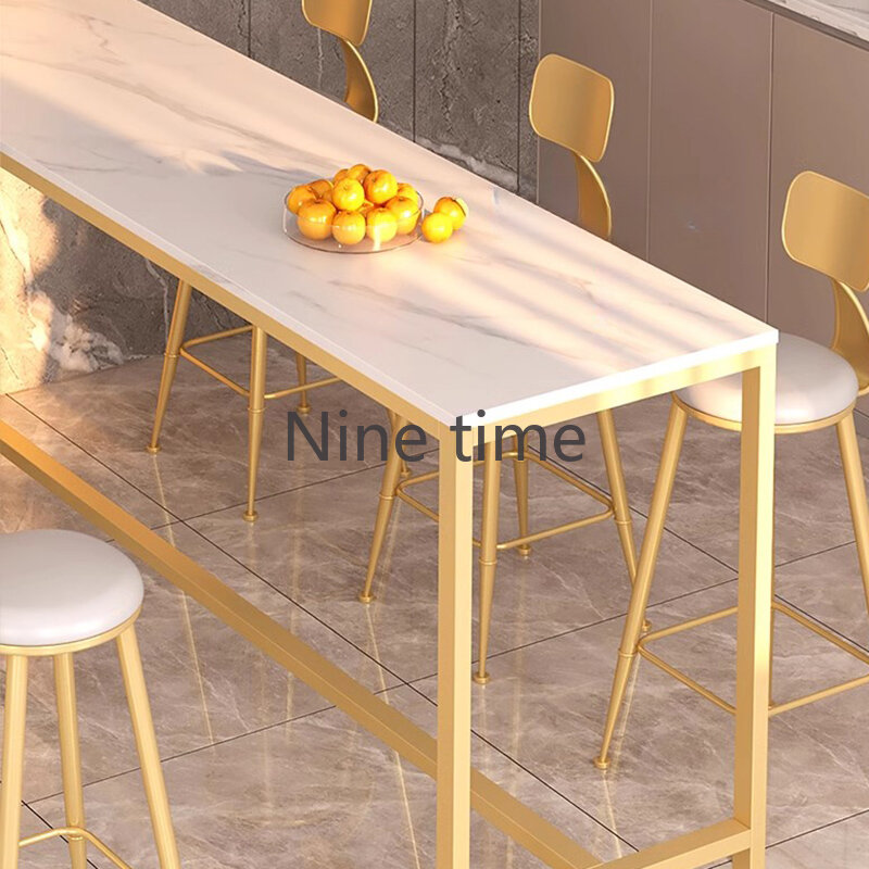 Tisch Luxus Haus Steht ische Wohnzimmer einfache hohe Küche amerikanische ästhetische Arbeits platte Tavoli da Pranzo Stil Möbel