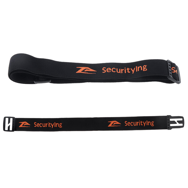 SecurityIng 2pcs Elastic Headband Adjustable Headlight Strap for 22- 26mm Torch Headlight Holder with 400mm Head Fastening Strap