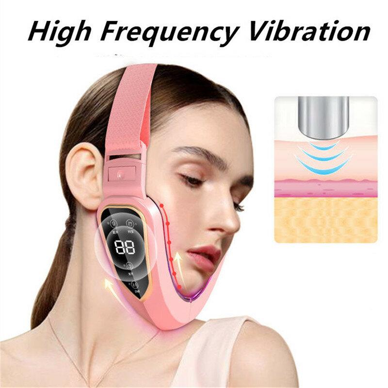 Masajeador de celulitis para cara, dispositivo de estiramiento facial, cuidado facial, masaje facial, estiramiento facial en V y reafirmante para cara y cuerpo