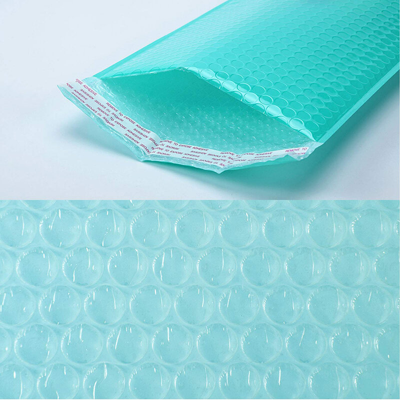 Hysen-Bolsa de burbujas de 10 piezas para embalaje, resistente al agua, para envíos de mensajería, suministros para pequeñas empresas