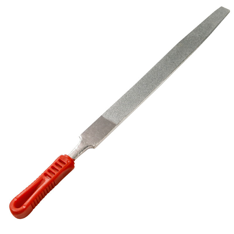 Diamond file, large plate file, 6/8/10/12 inch alloy steel file, flat triangular round square rubbing and polishing tool