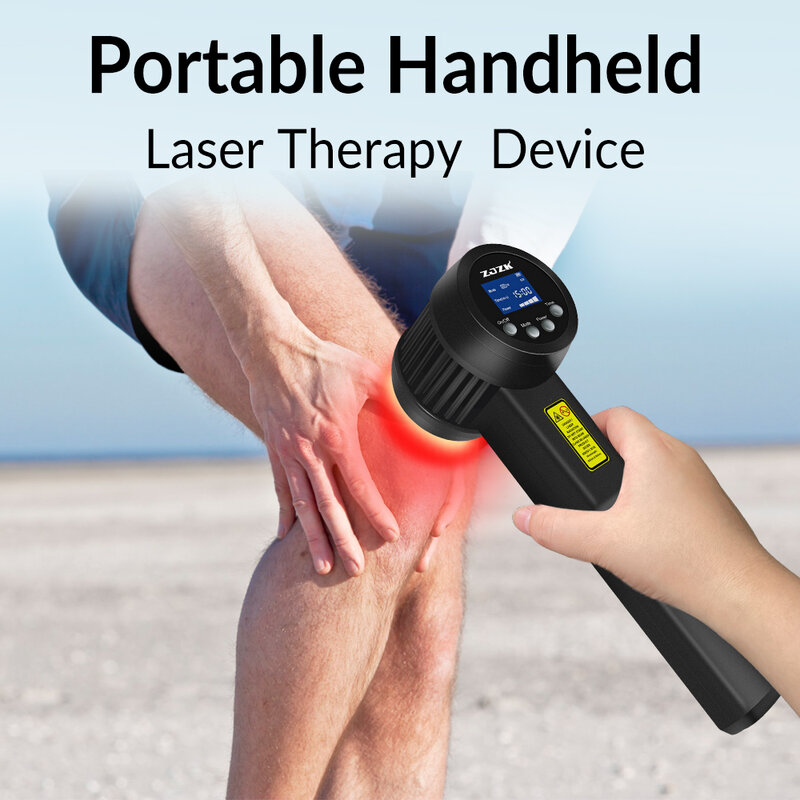 ZJZK 3000mW potente attrezzatura portatile per terapia fisica Laser strumento per il dolore al massaggio alla schiena