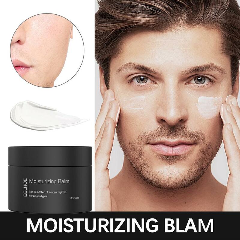 Crema Facial para hombres, corrector, marcas de acné, brillo, hidratante, aislamiento, encoge los poros, cuidado de la piel Facial, 50ml, K4Z3