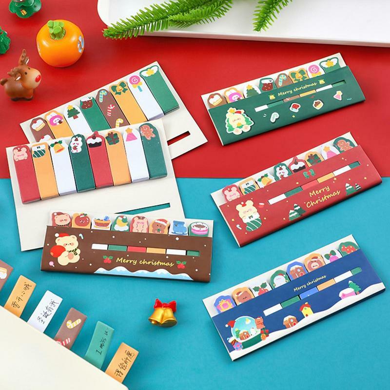 Caja de regalo de papelería navideña para niños, suministros de papelería de varios colores para estudiantes, jardín de infantes