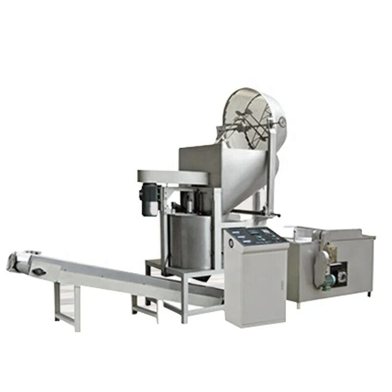Aço inoxidável Batata Chips Fritar Máquina, milho Chips Processing Equipment, 304