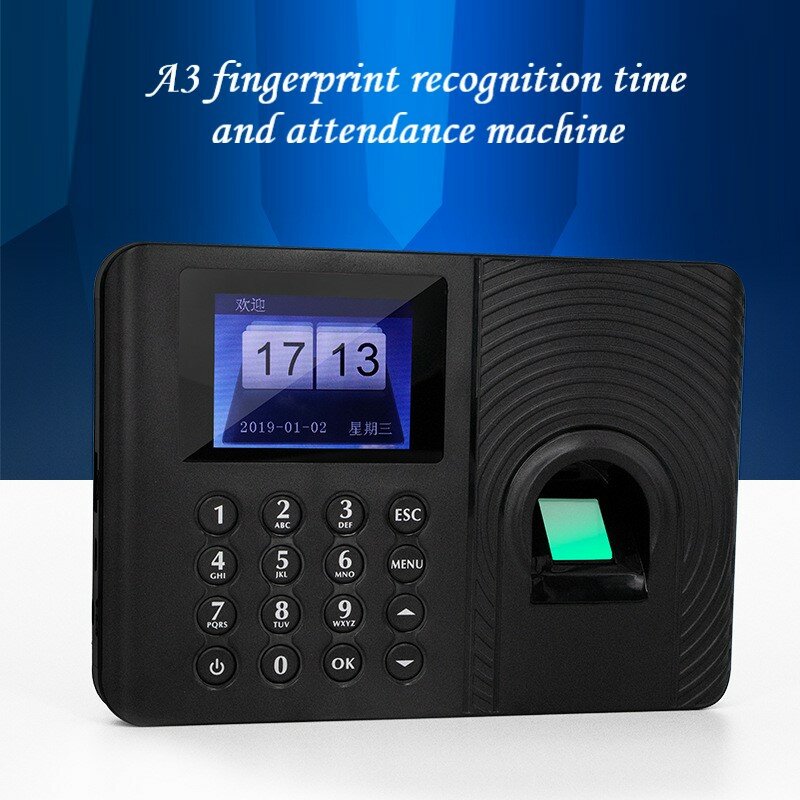A3 Selbst-service Fingerprint Teilnahme Maschine Chinesischen Und Englisch Freies Software U Disk Download Unterstützung Mehrere Sprachen