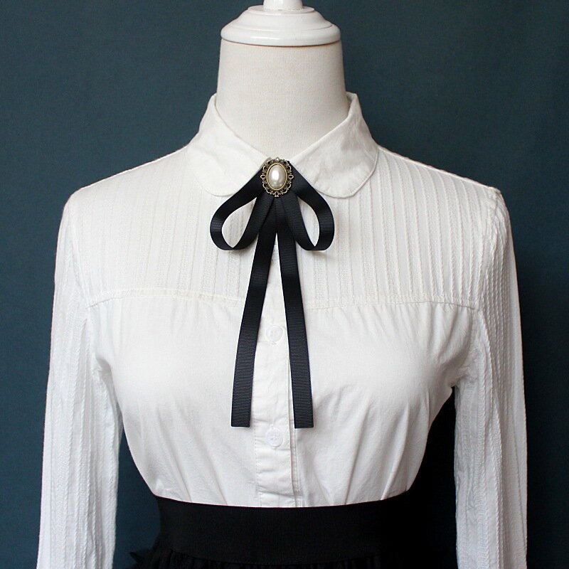 Kleine Vlinderdas Voor Vrouwen Meisje Bank Wit Overhemd Kraag Bloem Britse Koreaanse College Stijl Mode Handgemaakte Lint Bowtie pins