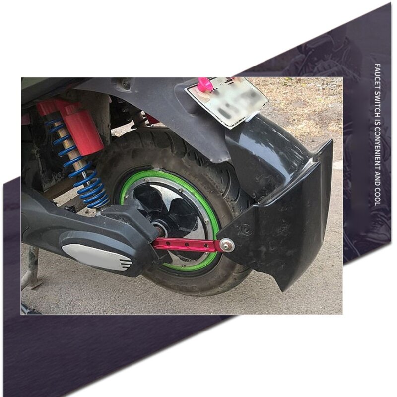 P9JC untuk Lampu Depan Braket Aluminium Braket Lampu Kaca Spion untuk Sepeda Motor Sco