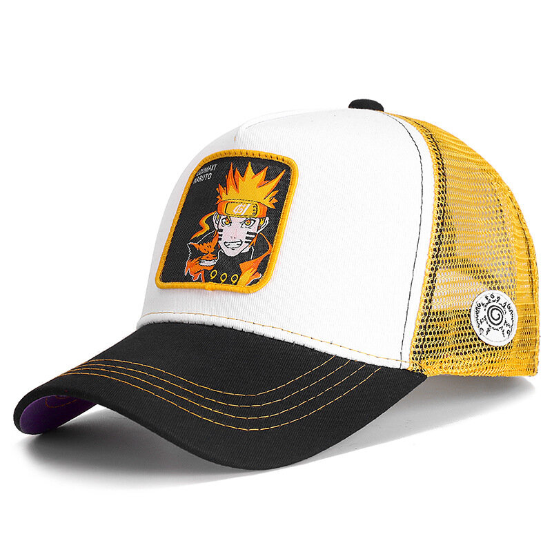 Topi Baseball Naruto, topi Baseball kualitas tinggi, topi gaya Anime Uchiha Itachi, topi Trucker, topi ayah, jaring yang bisa disesuaikan