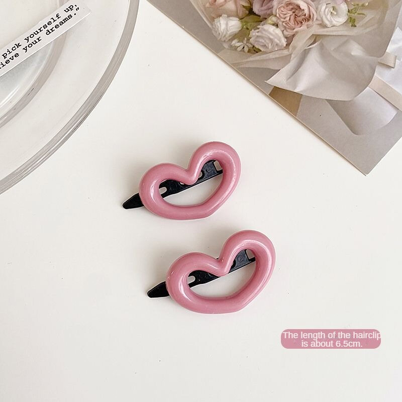 1/3/5PAIRS Charming Issue Card Candy Colors Hair Accessories Light Candy Color Hairpin Cute Hair Catch Practical Sweet Hair Clip