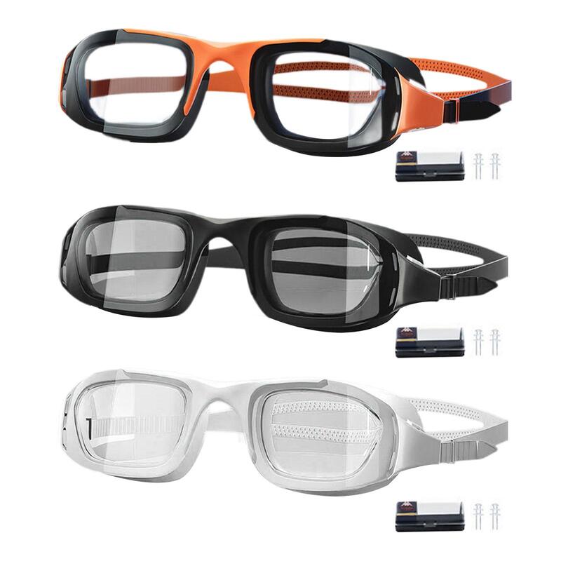 แว่นตาว่ายน้ำน้ำหนักเบาวิสัยทัศน์ชัดเจนป้องกันหมอกแว่นตาว่ายน้ำมืออาชีพ